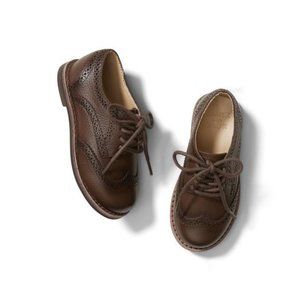Janie and Jack Leather Wing Tip shoe - Size 13 little kid